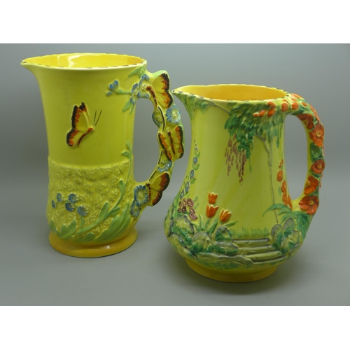 612 - Two Burleigh ware jugs