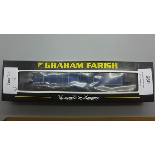 680 - Two Graham Farish by Bachmann N gauge locomotives, A4 Mallard Express and 6XXX King Class 6021 King ... 