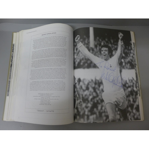 687 - Football:- two Player by Player books relating to Chelsea F.C. and Tottenham Hotspur, containing sig... 