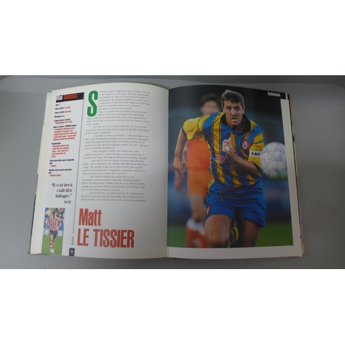 688 - Football:- three 'Superstars of the Premier League' books, containing signatures from former players... 