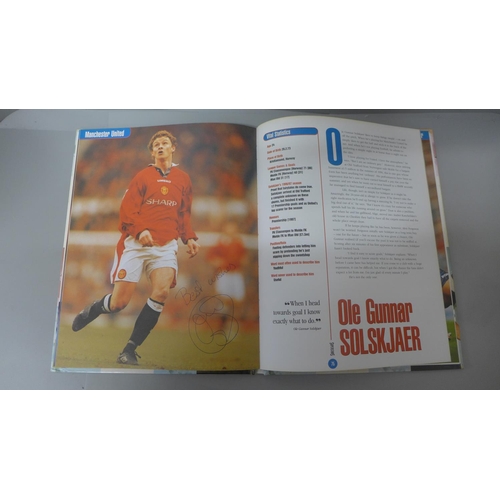 688 - Football:- three 'Superstars of the Premier League' books, containing signatures from former players... 