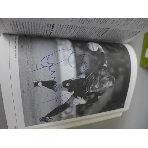 692 - Football:- five PFA Footballer's Who's Who books (2002-2007) containing many signatures from former ... 