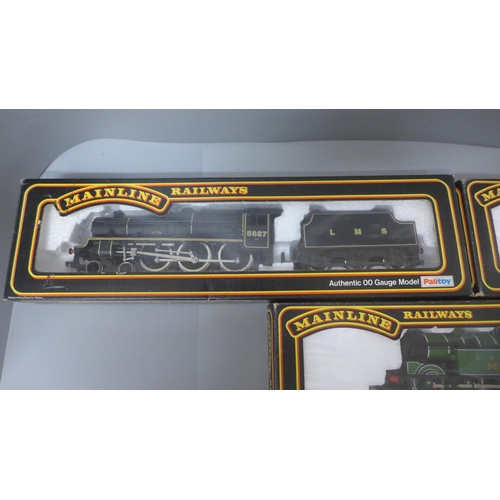 697 - Mainline Railways; 4-6-0 Jubilee Class; 0-6-2T N2 Class and 937515 2PBR, boxed