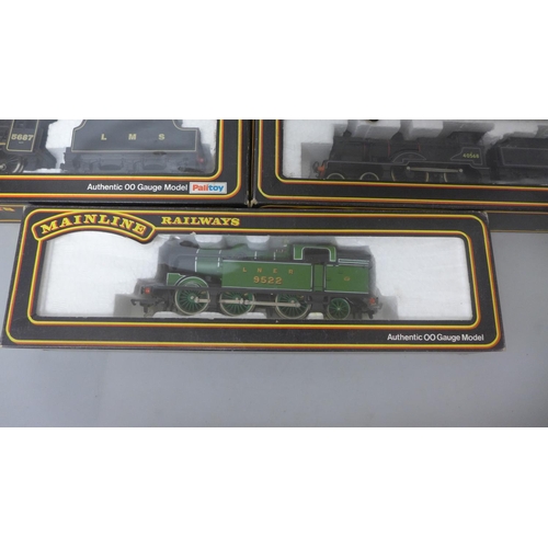 697 - Mainline Railways; 4-6-0 Jubilee Class; 0-6-2T N2 Class and 937515 2PBR, boxed