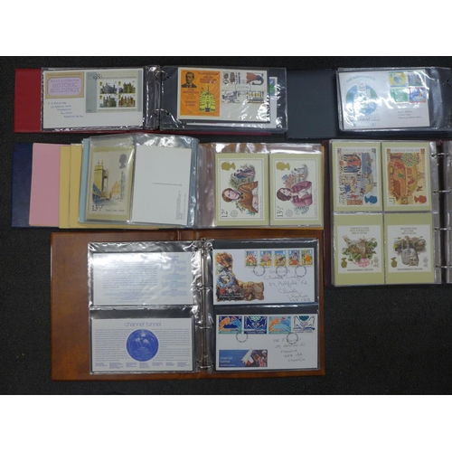 768 - A quantity of first day covers and PDC cards in folders