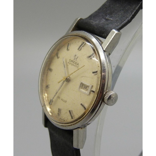 935 - An Omega De Ville automatic wristwatch with date, 26mm case