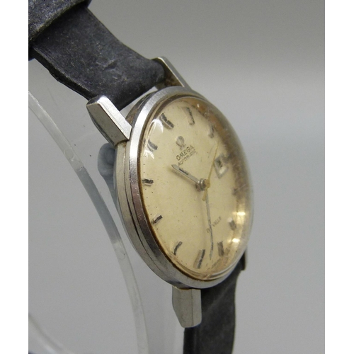 935 - An Omega De Ville automatic wristwatch with date, 26mm case