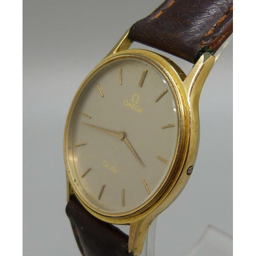 938 - An Omega De Ville quartz wristwatch