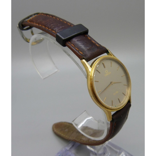 938 - An Omega De Ville quartz wristwatch