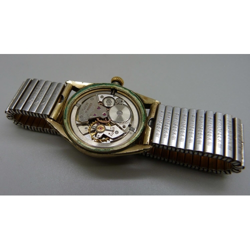 944 - A Tudor Oyster wristwatch in an Oyster case by Rolex, the case back bears inscription with Masonic s... 