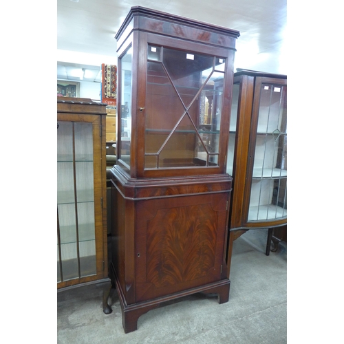 108 - A mahogany display cabinet