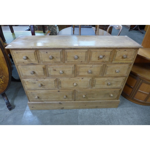 113 - A pine chest of drawers