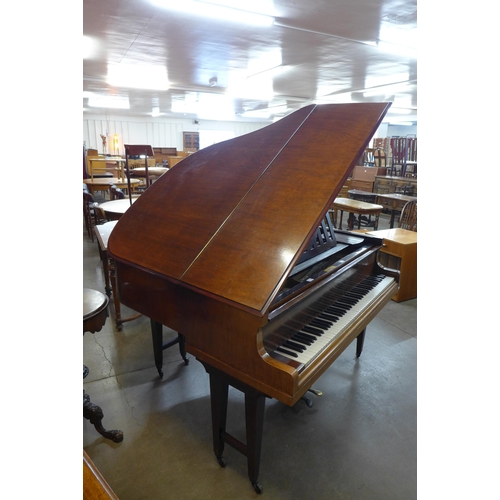 31 - A late 19th/early 20th Century rosewood baby grand piano, sold with non-transferable standard ivory ... 