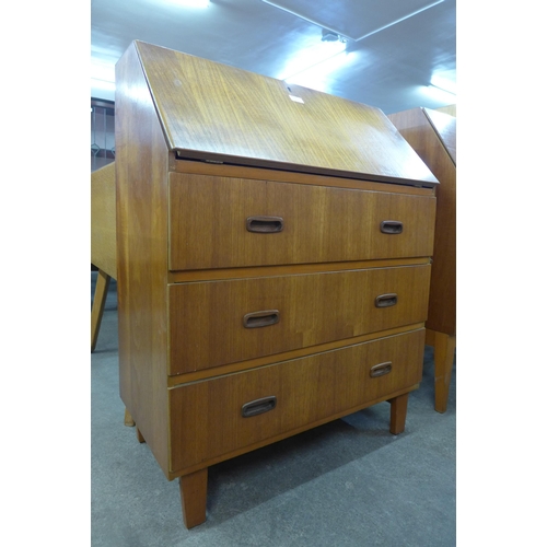 72 - A teak bureau