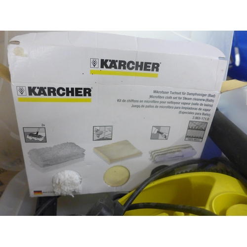 2115 - Karcher steam washer/cleaner with accessories and hose