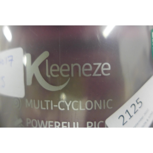 2125 - Kleeneze cylinder vacuum cleaner - W