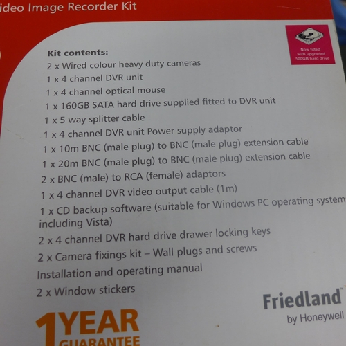 2161 - Honeywell-Friedland Response CCTV camera wired set - boxed unused