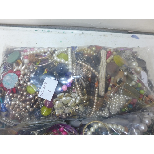 2189 - Approx 8-10kg of costume jewellery