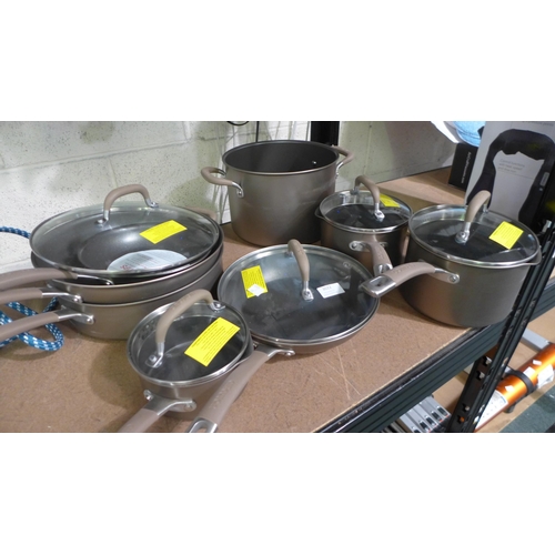 3022 - Circulon Premier Professional 13pc Bronze Hard Anodised Cookware Set, original RRP £179.99 + VAT (26... 