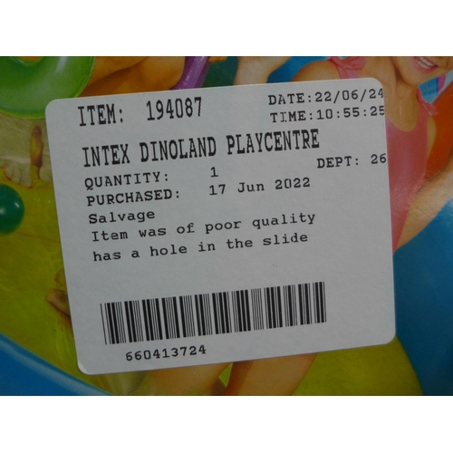 3075 - Intex Dinoland play centre (262-807)  * This lot is subject to vat