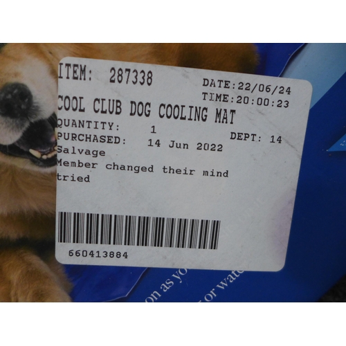 3080 - Cool Club Dog Cooling Mat (262-446)  * This lot is subject to vat