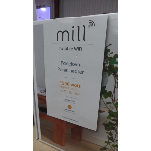 3084 - Mill 1500W Heater With Wifi Panel (model no.:- PA1500WIFI3), original RRP £124.99 + VAT (262-461)  *... 