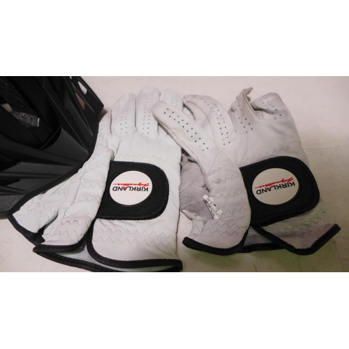 3094 - Livall Smart Helmet Adult and Kirkland Signature Golf Gloves (Size: Medium) (262-403)  * This lot is... 