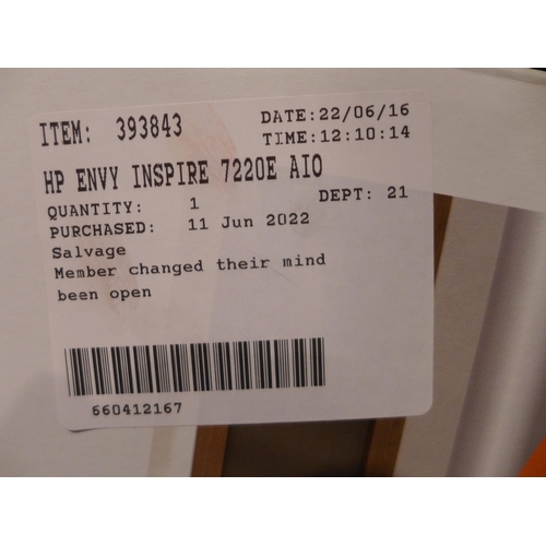 3161 - HP Envy Inspire 7220E Aio printer  (262-415)  * This lot is subject to vat