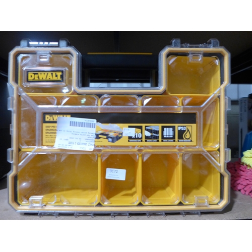 3172 - Dewalt Organiser 2 Piece Organisers (262-536)  * This lot is subject to vat