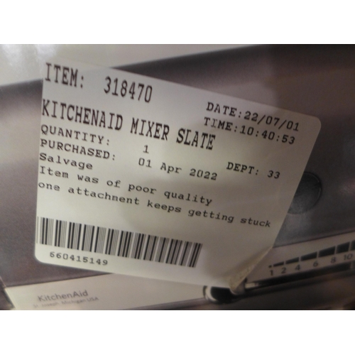 3184 - Kitchenaid Slate Mixer (model no.:- 5KSM95PSBSZ), original RRP £269.99 + VAT (262-535)  * This lot i... 