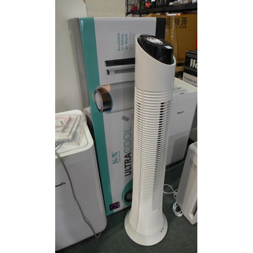 3201 - NSA White Column Fan With Remote Control, original RRP £104.16 + VAT (262-573)  * This lot is subjec... 