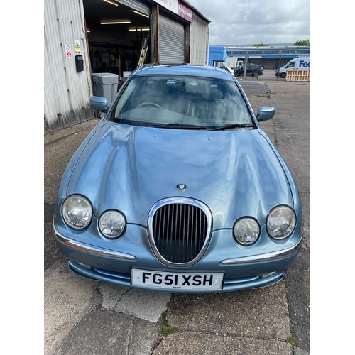 2324 - Jaguar S-Type V6 SE Petrol Automatic 2001 FG51 XSH  2967cc MOT 15.02.23 - On view Friday 9.30 - 4.45... 