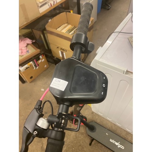 2134 - Windg8 electric scooter - no battery or charger (police repossession)