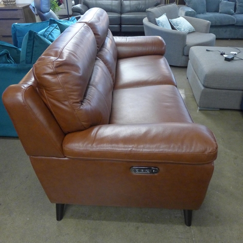 1384 - Grace Brwn Lthr Lrg 2 Strchestnut Brown           , Original RRP £958.33 + vat  (4133-16)  * This lo... 