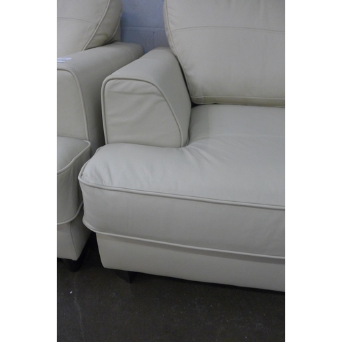 1404 - A Camden Flex Dollaro leather pebble two seater sofa