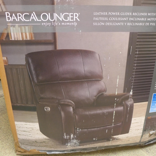 1501 - Leather Power Recliner   Barcalounger Power Hrest , Original RRP £541.66 + vat  (4133-26)  * This lo... 