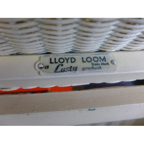 2040 - Lloyd loom basket GardX, car cleaning kit, metal mop bucket, barometer and NatWest original Pig Bank... 