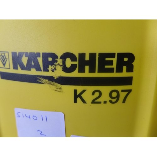 2055 - Karcher K 2.97 pressure washer with hose and pistol