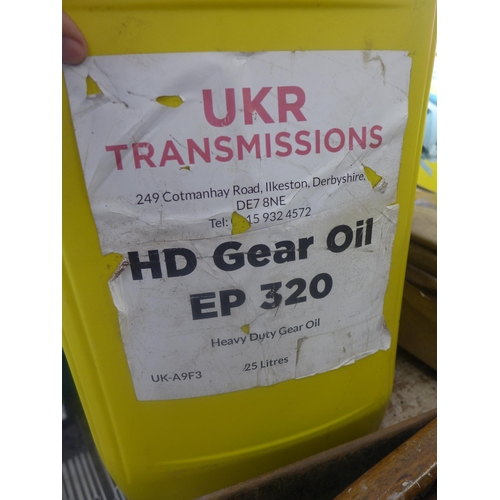 2087 - 25 litres Ukr transmission/gear oil EP320