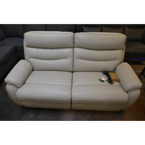 1451 - Fletcher 3Str Light Grey Power Recliner   , Original RRP £1083.33 + vat, (4134-10) * This lot is sub... 