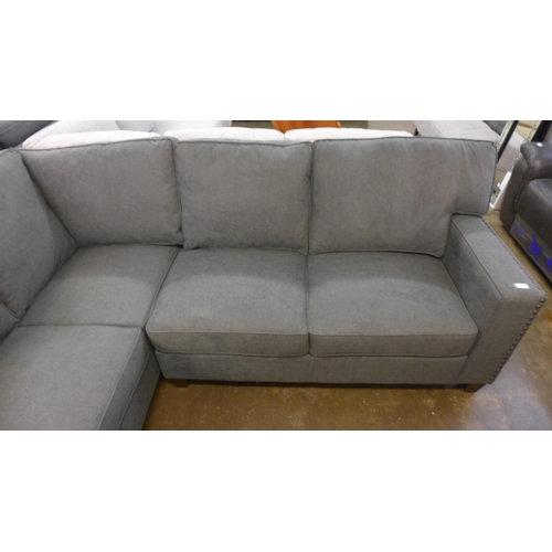 1463 - Ellen Fabric Sectional   True Innovations 2Pc - dark grey , Original RRP £1249.99 + vat, (4134-8) * ... 