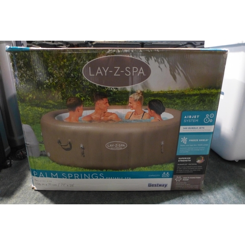 3269 - Lay-Z-Spa Inflatable Hot Tub With Cover, original RRP £399.99 + VAT (262-496)  * This lot is subject... 