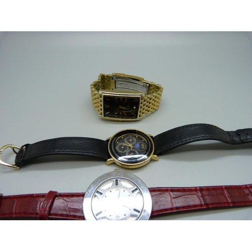 1061 - Four wristwatches including one Seiko