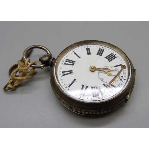 1063 - A silver pocket watch