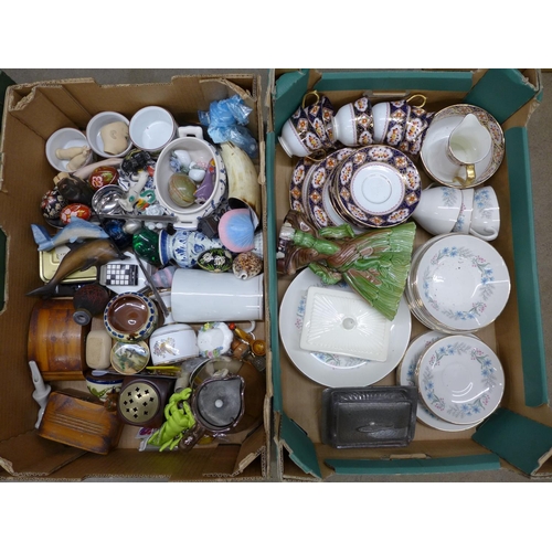 1131 - Four boxes of china including Royal Albert **PLEASE NOTE THIS LOT IS NOT ELIGIBLE FOR POSTING AND PA... 