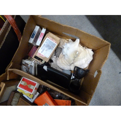 1145 - Four boxes of assorted items **PLEASE NOTE THIS LOT IS NOT ELIGIBLE FOR POSTING AND PACKING**