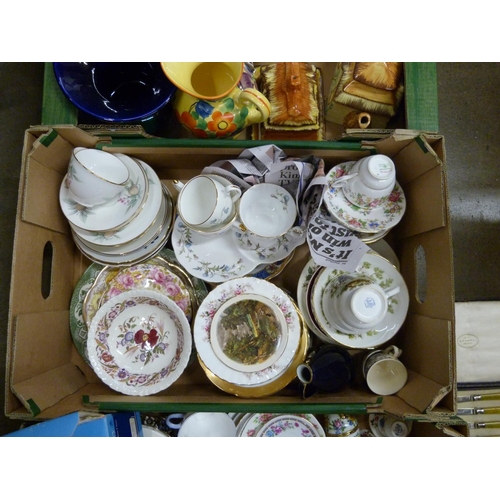 1158 - Three boxes of mixed china **PLEASE NOTE THIS LOT IS NOT ELIGIBLE FOR POSTING AND PACKING**