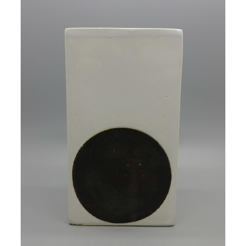 612 - A small Troika vase, signed to the base, 11.5cm