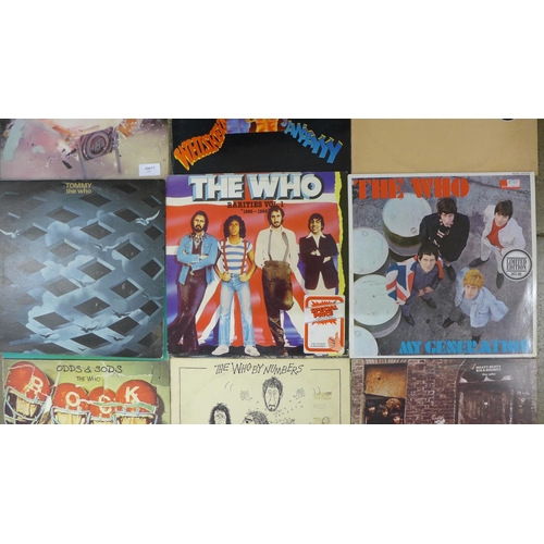 682 - A collection of twelve The Who LP records