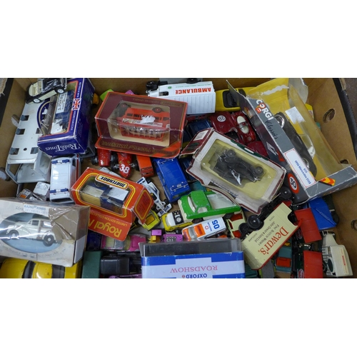 743 - Two boxes of die-cast model vehicles